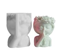 Decorazione da forno Adolescente Ragazza Fioriera Stampo in Silicone Sapone Artigianato Forniture per Principianti Starter Sugarcraft Stampi