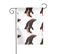 Decorazione da giardino bandiera da giardino 30,5 x 45,7 cm HJFCZH Fiery Sea Lion Stampe spesse e resistenti all'usura per vasi da fiori da giardino e prati