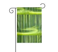 Decorazione da giardino bandiera da giardino 30,5 x 45,7 cm WHJDPP Bamboo Forest Halo Stampa spessa e resistente all'usura per vasi da fiori e prati da giardino