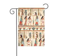 Decorazione da giardino bandiera da giardino 30,5 x 45,7 cm WHJDPP donne nell'antico Egitto Stampato spesso e resistente all'usura per vasi da fiori da giardino e prati