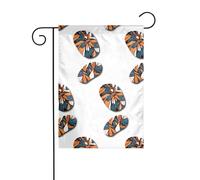 Decorazione da giardino bandiera da giardino 30,5 x 45,7 cm WHJDPP Fashion Stickers stampati spessi e resistenti all'usura per vasi da fiori da giardino e prati