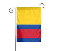 Decorazione da giardino bandiera da giardino 30,5 x 45,7 cm WHJSSF Flag of Colombia Pattern spesso e resistente all'usura per vasi da fiori da giardino e prati