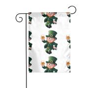 Decorazione da giardino bandiera da giardino 30,5 x 45,7 cm WHJSSF Happy St. Patrick Pattern spesso e resistente all'usura per vasi da fiori da giardino e prati
