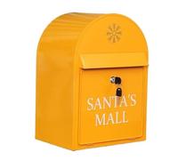 Decorazione Da Giardino Cassetta Postale Moderna Per La Consegna Di Lettere, Delle Per Tutti I Piccoli Pacchi, Riviste, Postali Per Interni Ed Esterni(Yellow)