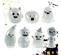 Decorazione da giardino delle fate per esterni | da giardino fatato di Halloween Fantasma luminoso - Decorazione da in miniatura fata fantasma, statue da esterno che si illuminano al buio, ki