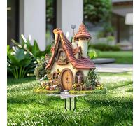 Decorazione da giardino in acrilico 2D con pali per casa, giardino, decorazione artistica da cortile, regalo per gli amanti della natura, per vasi da fiori interni ed esterni, cortile, mini giardini e