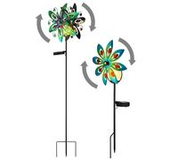 Lampada Solare Esterni Girandola Fiore Colorato LED Decorazione Giardino Terra [EEK: Non valutato]