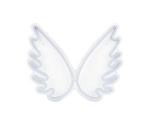 Decorazione da parete a forma di ali d'angelo bianco Bambi
