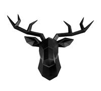 Decorazione da parete a forma di cervo in resina, decorazione da parete a forma di cervo | supporto da parete tridimensionale con grande scultura, decorazione da parete con cervo | arazzo artificiale