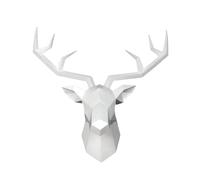 Decorazione da parete a forma di cervo in resina, decorazione da parete a forma di cervo | supporto da parete tridimensionale con grande scultura, decorazione da parete con cervo | arazzo artificiale