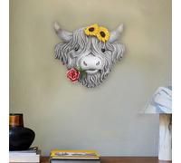 Decorazione da parete a forma di testa di toro, decorazione da parete per