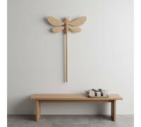 Decorazione da Parete a Libellula in Legno Stile Moderno per Ingresso