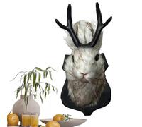 Decorazione da parete animale - Scultura creativa e realistica | Teste di animali 3D leggere | Decorazione da parete artistica per soggiorno, camera da, corridoio, ufficio, area relax o vacanze