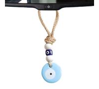 Decorazione da parete blu contro il , ornamento contro il , ornamento per auto con vista posteriore del | ciondolo blu turco, charm portafortuna per interni