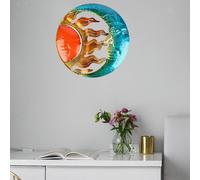 Decorazione da parete con sole e luna Attaccatura a parete con luna e sole