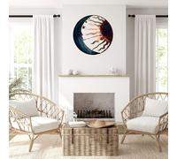 Decorazione da parete con sole e luna Attaccatura a parete con luna e sole