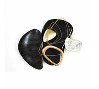 Decorazione da Parete DKD Home Decor Nero Dorato Metallo [99 x 10.2 x 86.4 cm