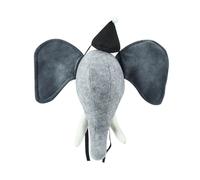 Decorazione da parete feltro grigio bianco e nero 36 x 36 cm Badou