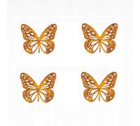 Decorazione da parete giardino su albero Corten Made grande - set di 4 pezzi ...