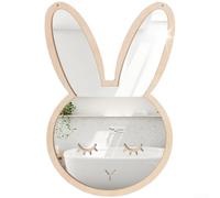 Decorazione da parete in acrilico e legno a tema cartoni animati con motivi animali e celesti per casa, ufficio, asilo nido e stanza dei giochi (coniglio)