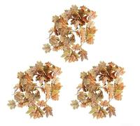 Decorazione da parete in finto rattan, confezione da 3 pezzi di vimini artificiale lungo 1,72 m, per casa, soggiorno e decorazione per matrimoni, versatile, uso interno ed esterno, facile da