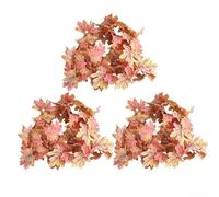 Decorazione da parete in finto rattan, confezione da 3 pezzi di vimini artificiale lungo 1,72 m, per casa, soggiorno e decorazione per matrimoni, versatile, uso interno ed esterno, facile da