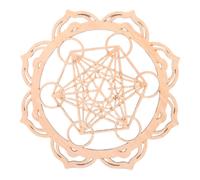 Decorazione da parete in legno con geometria sacra, decorazione da appendere