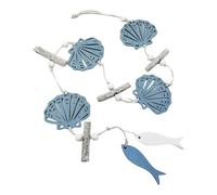 Decorazione da parete in legno rurale da appendere, a forma di stella, pesce, conchiglia, decorazione da parete per casa, giardino e ufficio, arredamento creativo uso acchiappasole