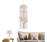 Decorazione da parete in macramè, motivo da parete elegante, in macramè, per dormitorio, casa, soggiorno, camera da, cameretta dei bambini e casa colonica