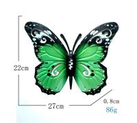 Decorazione Da Parete In Metallo A Forma Di Farfalla Grande Da 27cm Per Esterni