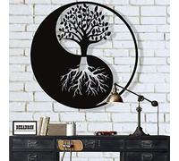 Decorazione da Parete in Metallo, Albero della Vita, Decorazione da Parete in Metallo