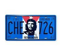 Decorazione da parete in metallo - CHE GUEVARA Revolucion CUBA (30 x 15 cm)