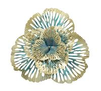 Decorazione Da Parete in Metallo con Fiori Multipli, Ornamenti per Sculture Da