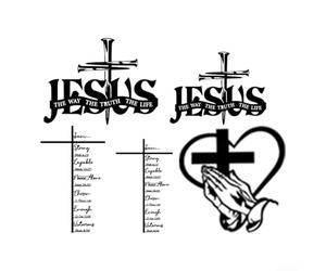 Decorazione da parete in metallo con mani in preghiera e croce per case cristiane con scritture ispiratrici e design senza tempo (D)