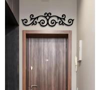 Decorazione da parete in metallo con pergamena, ferro rustico da parete, decorazione artistica con pergamena, scultura moderna per la casa, soggiorno, camera da letto, corridoio e scale, regalo p