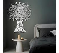 Decorazione da Parete in Metallo, Moderna e Minimalista, con i 10 comandamenti, Versetto della Bibbia, Croce, Albero della Vita, Soggiorno, Camera da Letto, Decorazioni religiose (