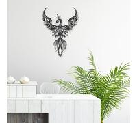 Decorazione Da Parete in Metallo Phoenix Da Appendere Alla Parete per La