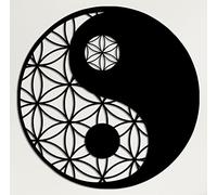 decorazione da parete in metallo Yin Yang, decorazione da parete in metallo