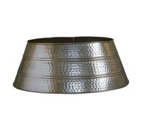 Decorazione Da Parete Natale Metall Scandi Argento 60cm Boho Vintage