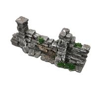 Decorazione da parete per acquario in miniatura, impermeabile, per rettili | Ornamento versatile ideale per acquari Betta, acquari di gamberetti, habitat per tartarughe, gabbie per granchi eremiti e