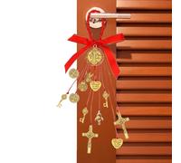 Decorazione da parete per auto San Benedetto | Pendenti Decorativi per Specchio Esterno Per Camion SUV Porta d'ingresso Viaggi Vacanze Compleanno Donne Uomini