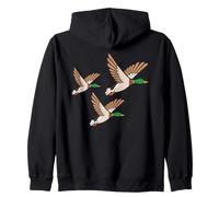 Decorazione da Parete retrò Kitsch Three Flying Ducks 3 Mallards Felpa con Cappuccio