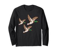 Decorazione da Parete retrò Kitsch Three Flying Ducks 3 Mallards Maglia a Manica