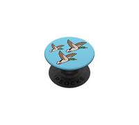 Decorazione da parete retrò kitsch Three Flying Ducks 3 Mallards PopSockets PopGrip Adesivo