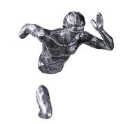 Decorazione da parete Scultura da arrampicata Figura Uomo Scultura in corsa Statua decorativa 3D Sculture da parete Climing Statua Decorazione da parete Art Arazzo da parete Scultura Decorazione