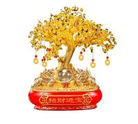 Decorazione da scrivania, albero dei soldi Feng Shui Cristallo Albero della Vita, Albero della Fortuna Citrino, Albero Chakra, Ornamento per albero dei soldi Decorazione portafortuna, regalo