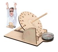 Decorazione da scrivania per la casa con orologio solare, giocattoli puzzle modello orologio solare, giocattoli educativi di apprendimento pratico, antichi timers misurazione educativa del per