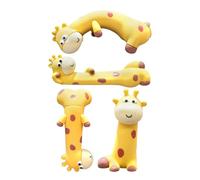 Decorazione da scrivania per monitor del computer, 4 giraffa, giocattolo da scrivania, decorazione da tavolo, decorazione da tavolo giocattolo da scrivania, figure creative fai da te per il veicolo