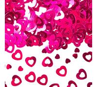 Decorazione da tavola / Coriandoli decorativi cuori rosa
