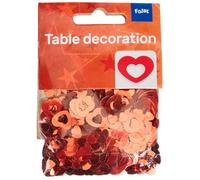 Decorazione da tavola / Coriandoli decorativi cuori rossi
